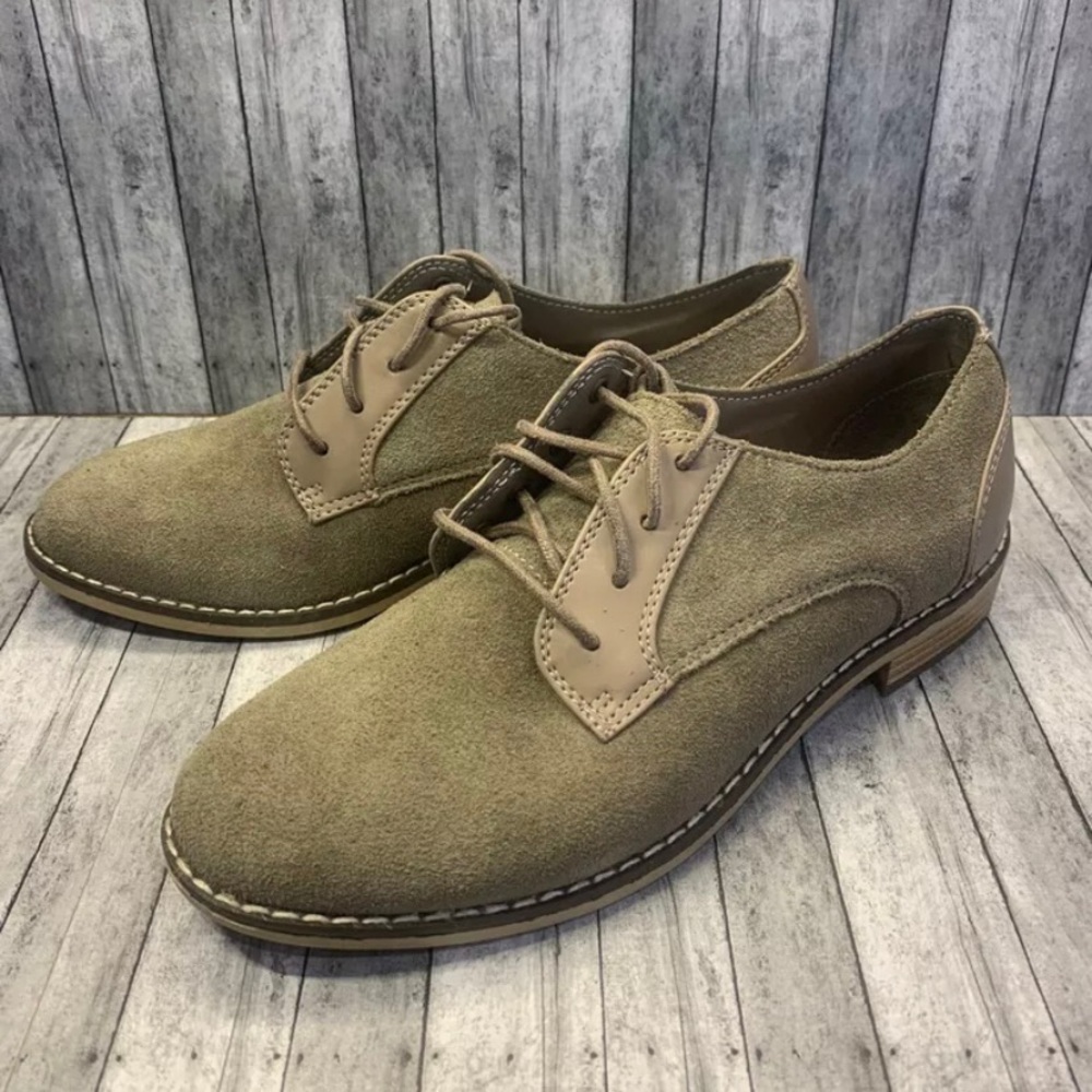 DV Dolce Vita Lace Up Oxford Grey Suede 7.5US